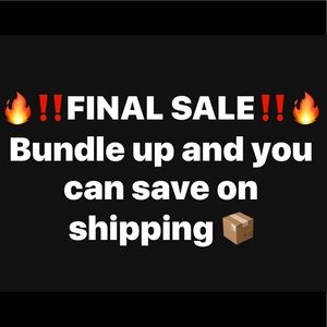 ‼️SAVE $$ ON SHIPPING BY BUNDLING ITEMS❗️